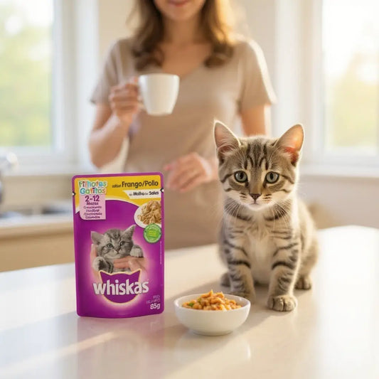 Alimento úmido Whiskas para gatos filhotes | Caprili Shop - petiscos