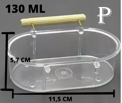 Banheira para Pássaros Cristal - Conforto e Higiene - Resistente em Acrílico | Caprili Shop - Limpeza - P / Uma unidade