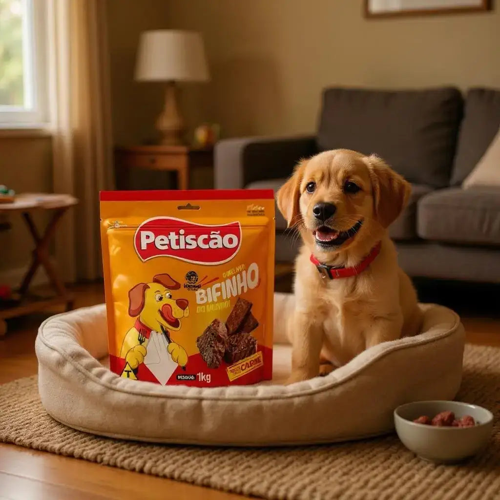Bifinho Mastigável de Carne para Cães - Sabor Irresistível e Nutritivo | Caprioli Shop - petisco cachorro