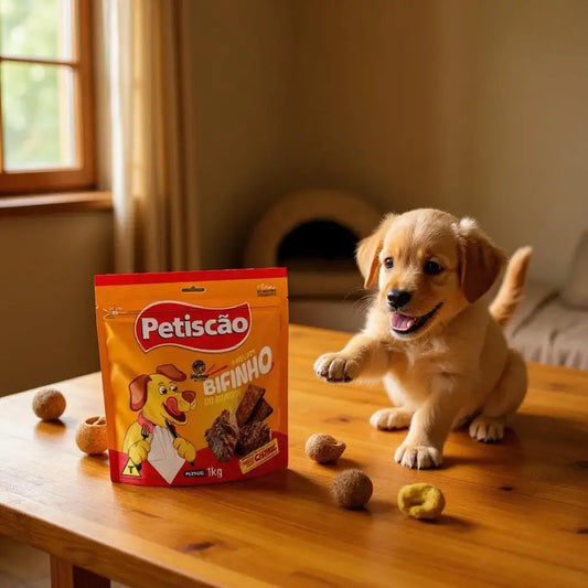 Bifinho Mastigável de Carne para Cães - Sabor Irresistível e Nutritivo | Caprioli Shop - petisco cachorro