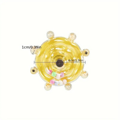 Brinquedo Interativo Giratório para Pássaros | Caprioli Shop Brinquedos e acessórios passaros Amarelo
