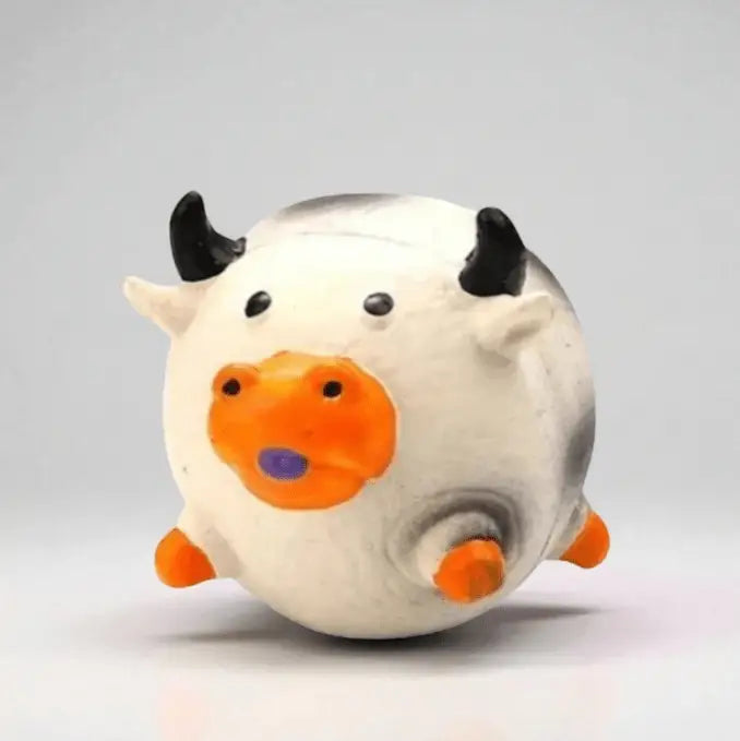 Brinquedo Vocal para Cães Diversão Sofisticada | Caprioli Inter brinquedo cachorro Cow