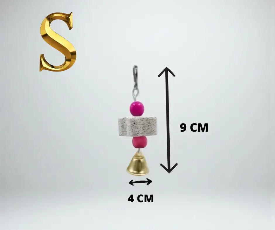 Brinquedos naturais de mastigação para passaro | Caprili Inter - e Acessórios gaiola - Policromia / S