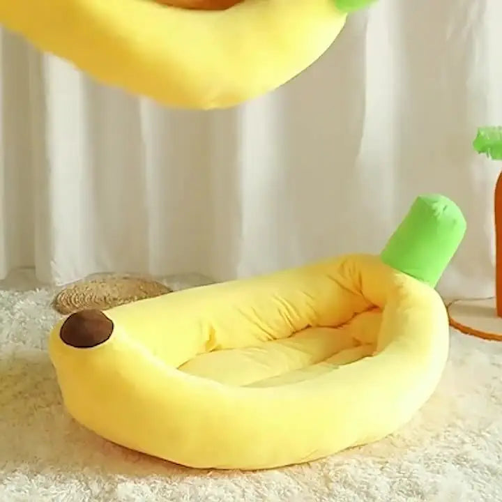 Cama Bananeira Amarelo Premium para gatos e Cachorros | Caprioli Inter caminhas casinhas