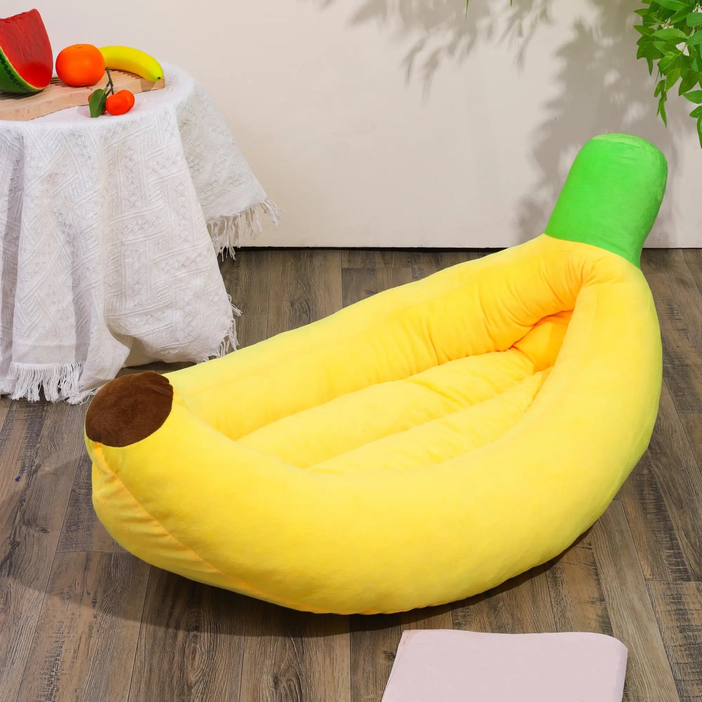 Cama Bananeira Amarelo Premium para gatos e Cachorros | Caprioli Inter caminhas casinhas / P (30*50cm/11,81*19,68 Pol.)