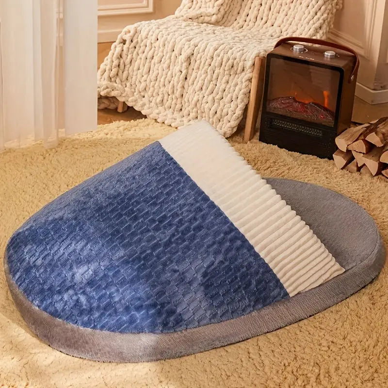 Cama para Cachorro - Conforto Quente e Pelúcia| Caprili Inter - caminha casinha cachorro - Azul / M[65CM X 39CM]