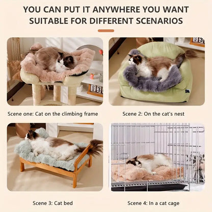 Cama de Pelúcia para Gatos - Conforto Quente e Macio | Caprioli Inter - caminhas casinhas gatos