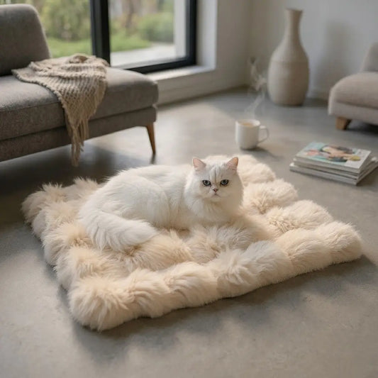 Cama de Pelúcia para Gatos - Cores Sortidas | Caprili Inter - caminhas e casinhas gatos