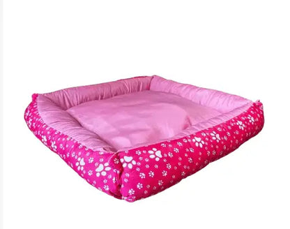 Cama Pet Impermeável e Confortável | Caprioli Inter Acessórios para Pets ROSA / MÉDIO (50X50X15cm)
