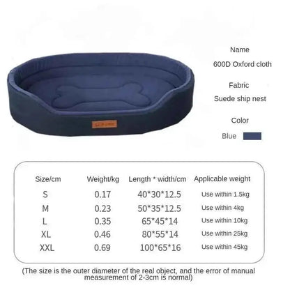 Cama Sofá Fluffy para Pets Conforto e Estilo | Caprioli Inter caminha casinha cachorro Blue / M 50x35cm