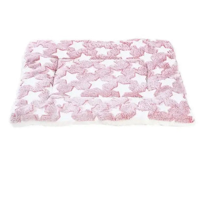 Cama tapete para pets em algodão com várias cores e tamanhos | Caprioli Inter Caminha casinha Cachorro Rosa / P