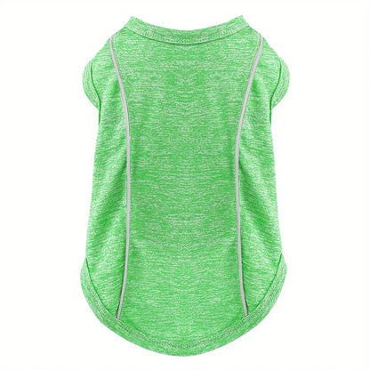 Camisetas de Proteção Solar para Cachorros Refletivas Secagem Rápida | Caprioli Inter roupa cachorro Luz verde / XS