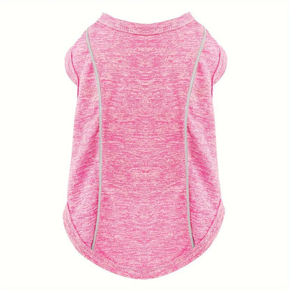 Camisetas de Proteção Solar para Cachorros Refletivas Secagem Rápida | Caprioli Inter roupa cachorro Cor rosa / XS