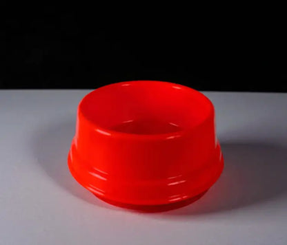 Comedouro Hamster Plástico Atóxico 75ml Fácil Higiene + Durável | Caprioli Shop para roedores VERMELHO