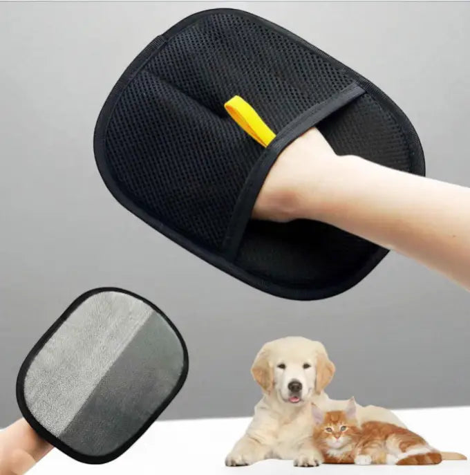 Luvas Pet Premium – Escova Dupla para Remoção de Pelos Massagem e Higiene Cães Gatos | Caprioli Shop higiene limpeza