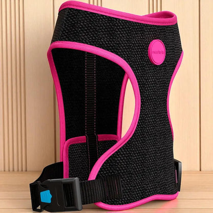 Peitoral para Cachorro Estampado Regulável com Guia Grátis | Caprioli Shop peitorais cachorro neon pink / PP