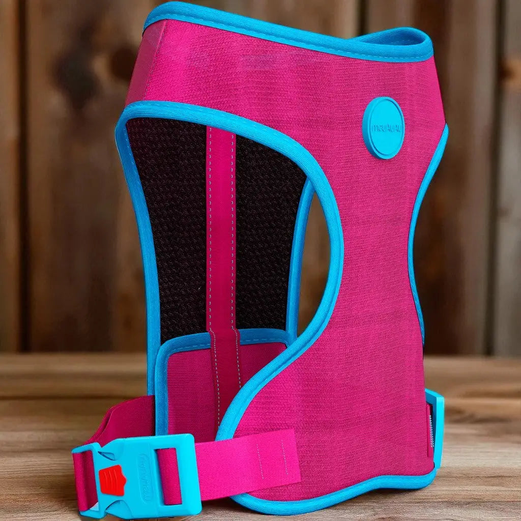 Peitoral para Cachorro Estampado Regulável com Guia Grátis | Caprioli Shop peitorais cachorro new pink / PP