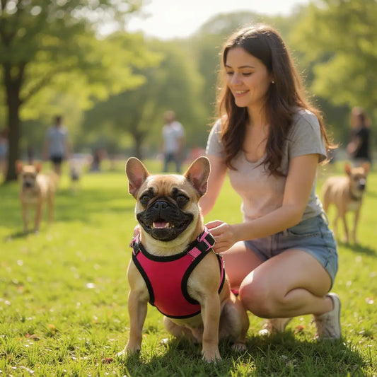 Peitoral com Guia Ajustável para Cães Médios e Grandes | Caprioli Shop peitorais cachorro