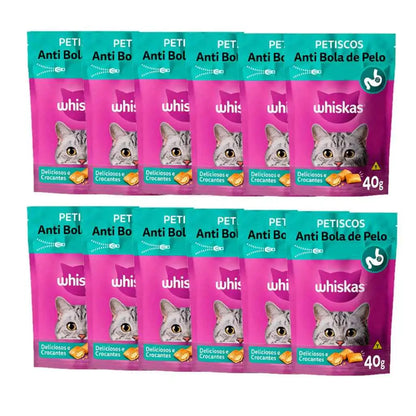 Petisco Anti Bola de Pelo 12un x 40g | Caprioli Shop petisco para gatos