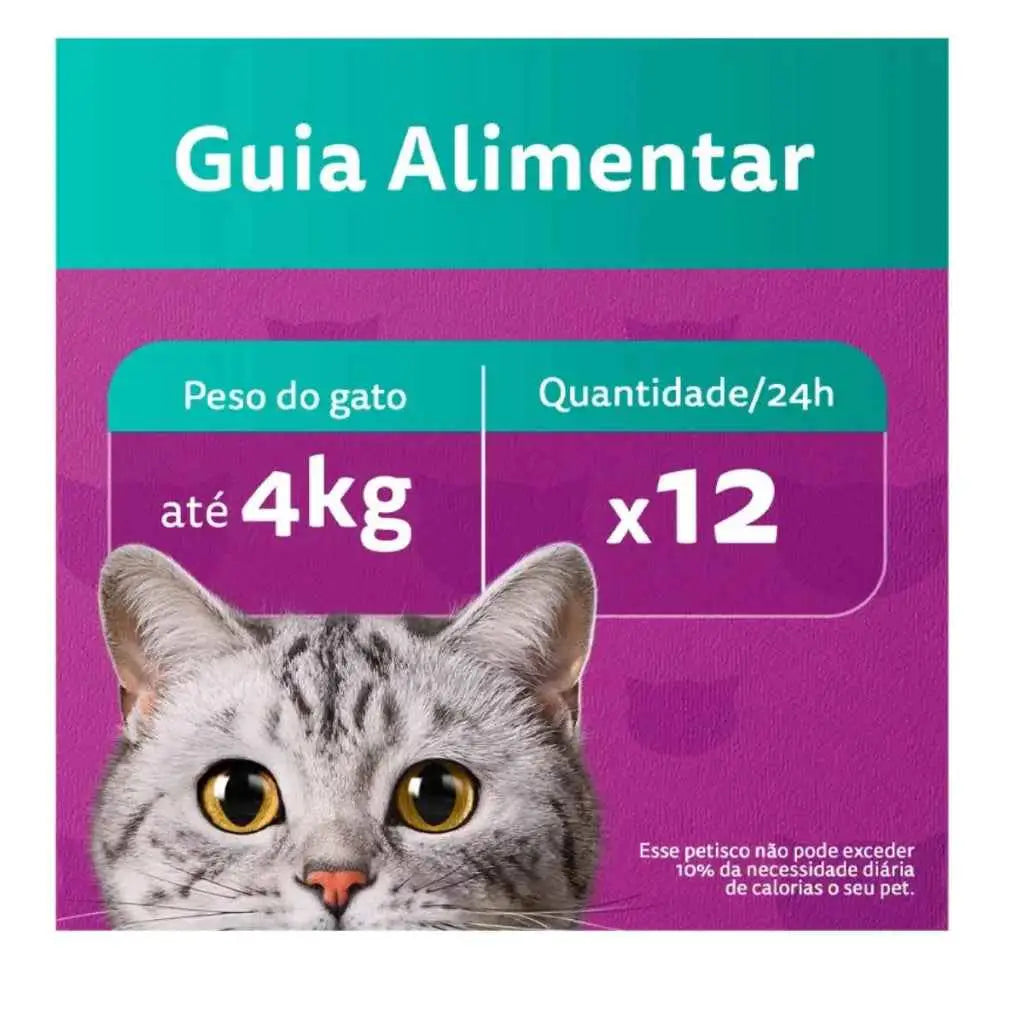Petisco Anti Bola de Pelo 12un x 40g | Caprioli Shop petisco para gatos