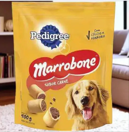 Petisco Pedigree Marrobone - Saúde Óssea e Sabor com 2x Mais Carne | Caprioli Shop - petisco para cachorro