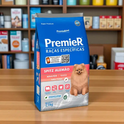 Premier Spitz Alemão - Ração para Cães Adultos 7,5kg - Alta Nutrição | Caprili Shop - Para Cachorro