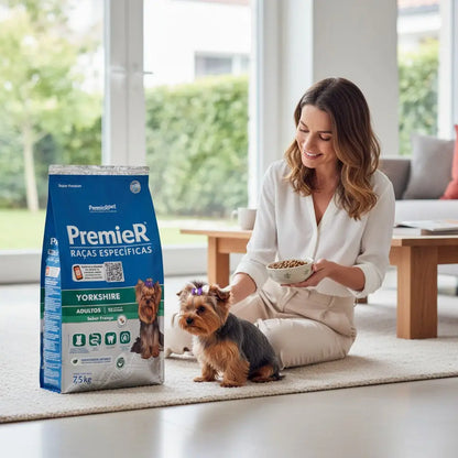 Premier Yorkshire Raças Específicas Cães Adultos 7,5 Kg - Alta Proteína e Saúde Ótima | Caprili Shop - Ração