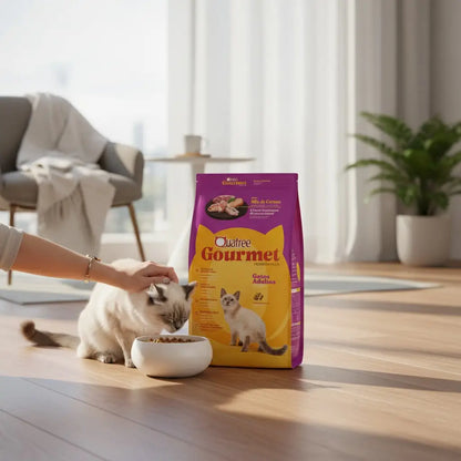 Quatree ração para gatos adultos - Nutrição completa e saúde bucal - 10,1 Kg | Caprili Shop - Ração Gatos
