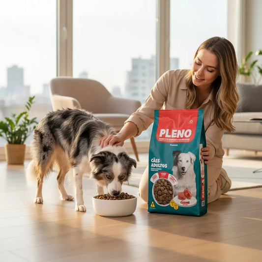 Ração ara Cães Adultos Pleno 15 Kg - Sabor Carne | Caprili Shop - Para Cachorro