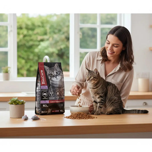 Ração Gatos Adultos Biocare Selection - 10.1 Kg Salmão,Carne,Frango| Caprili Shop