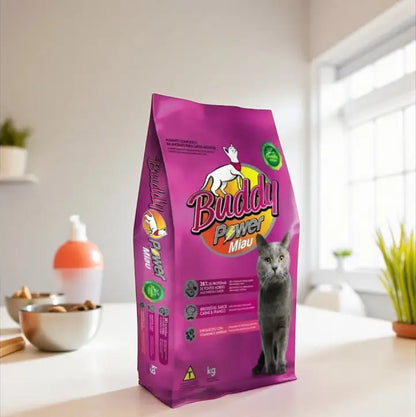 Ração Gatos Buddy Power Miau - Nutrição Completa | Caprili Shop