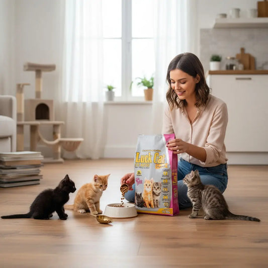 Ração Luck Cat Premium Gatos 10,1 Kg para Filhotes e Castrados | Caprili Shop