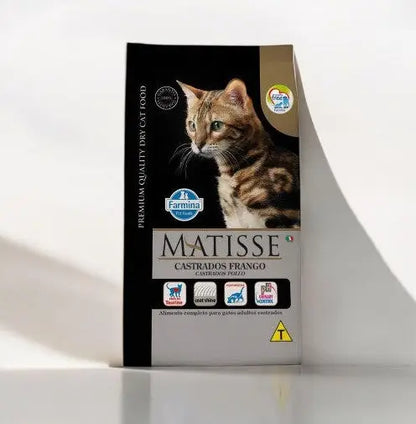 Ração Matisse Frango 7,5 Kg para Gatos Castrados - Controle de peso e massa muscular | Caprili Shop