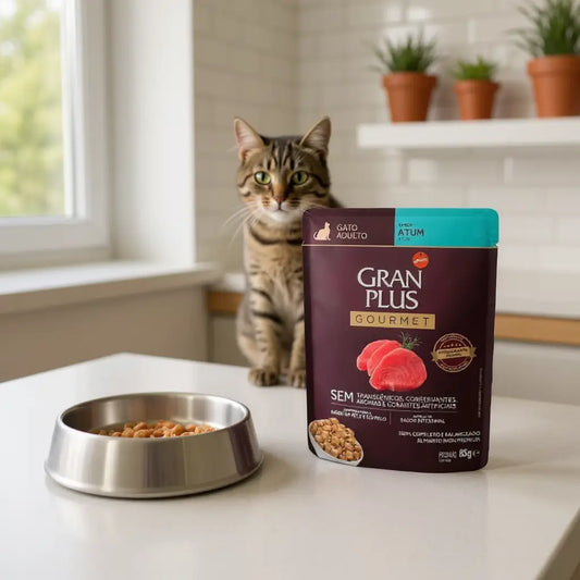 Ração úmida para gatos - caixa com 18 unidades | Caprili Shop - petiscos