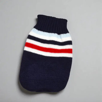 Roupa de Inverno Quente para Gatos - Estilo e Conforto | Caprioli Shon - Listra marinha / 6-suggest 1-1.5kg - roupas