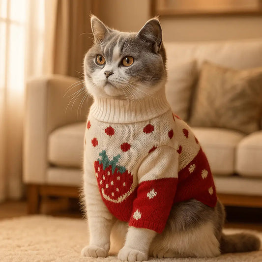 Roupa de Inverno Quente para Gatos Estilo e Conforto | Caprioli Shon Acessórios Pets