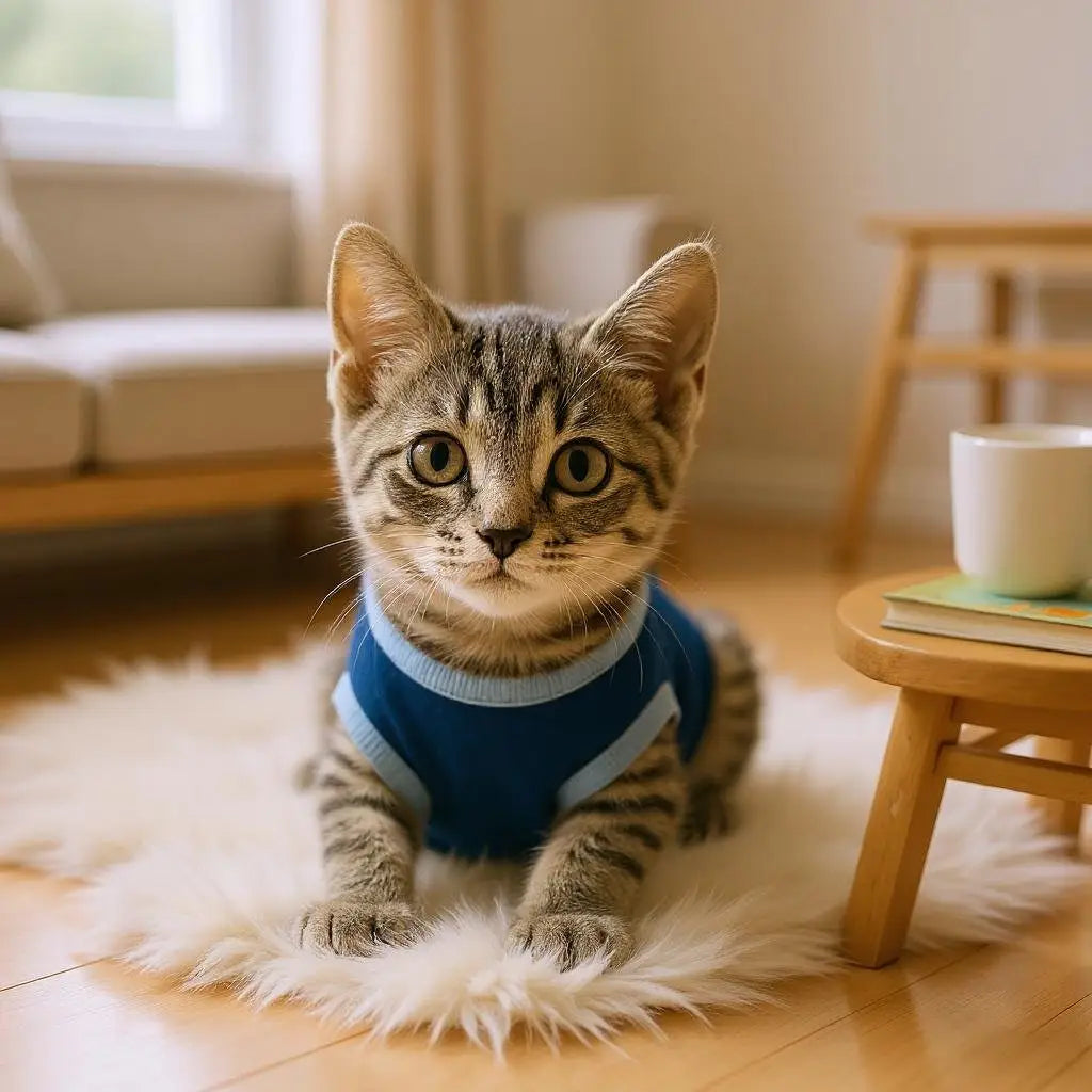 Roupa Protetora Pós Castração para Gatos Conforto e Estilo | Caprioli Shop roupas acessórios gatos