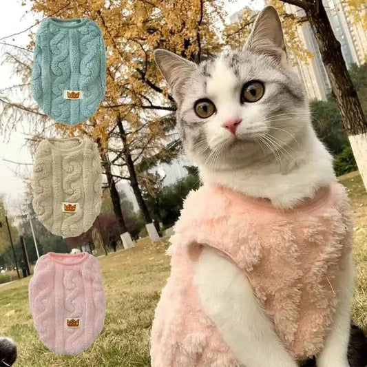 Suéter Fleece Elegante para Pets Conforto e Estilo | Caprioli Inter roupa gato