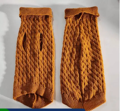 Suéter Quente para Gatos Conforto Inverno | Caprioli Shop roupas e acessórios gatos Mostarda / P