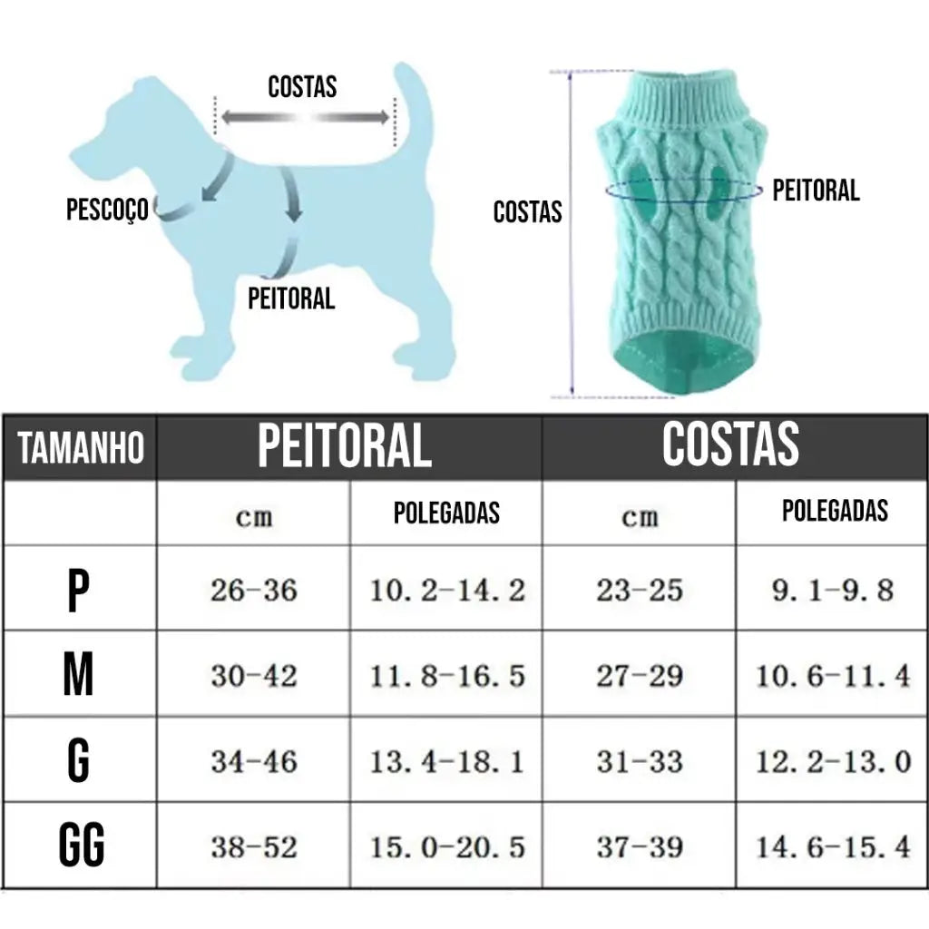 Suéter Quente para Gatos Conforto Inverno | Caprioli Shop roupas e acessórios gatos