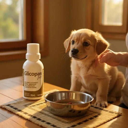 Suplemento Glicopan Pet 30ml Vetnil Vitaminas Aminoácidos Apetite l Caprioli Shop medicamentos para cachorro