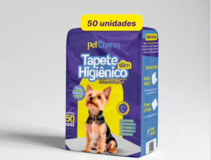 Tapete Higiênico Cães 60x50cm 50 ou 100 unidades | Caprioli Shop
