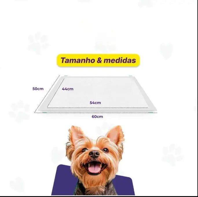 Tapete Higiênico Cães 60x50cm 50 ou 100 unidades | Caprioli Shop