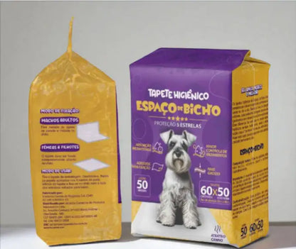 Tapete Higiênico Premium 50x60cm Absorção Rápida Pet | Caprioli Shop tapete higiênico para cachorro