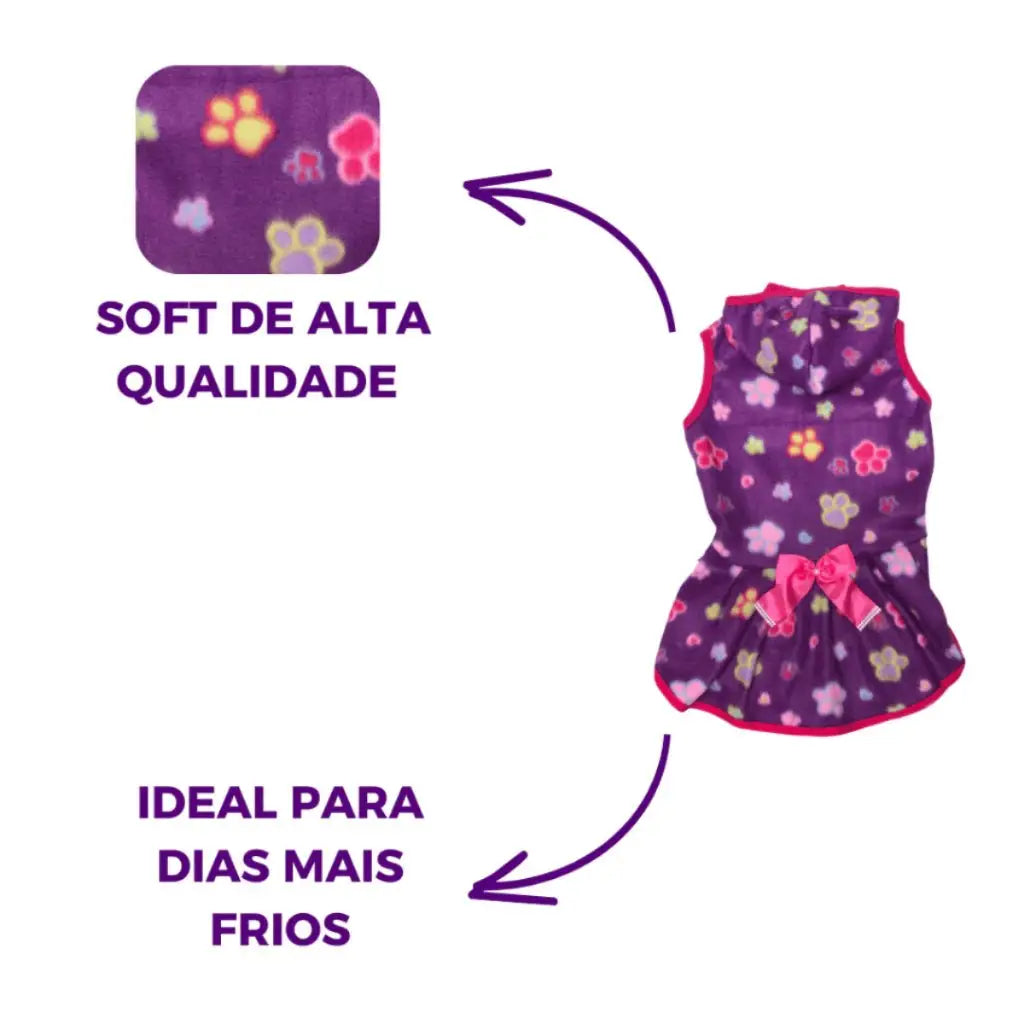 Vestido Soft para Gatos Estilo e Conforto Inverno | Caprioli Shop roupas acessórios gatos